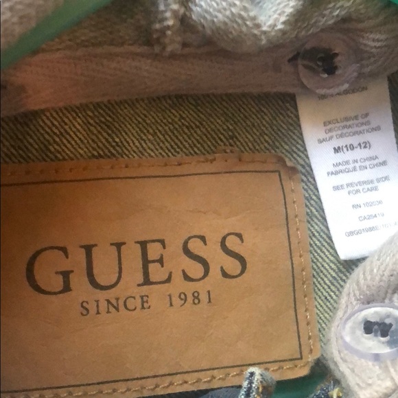 Denim GUESS Coat - Picture 2 of 4